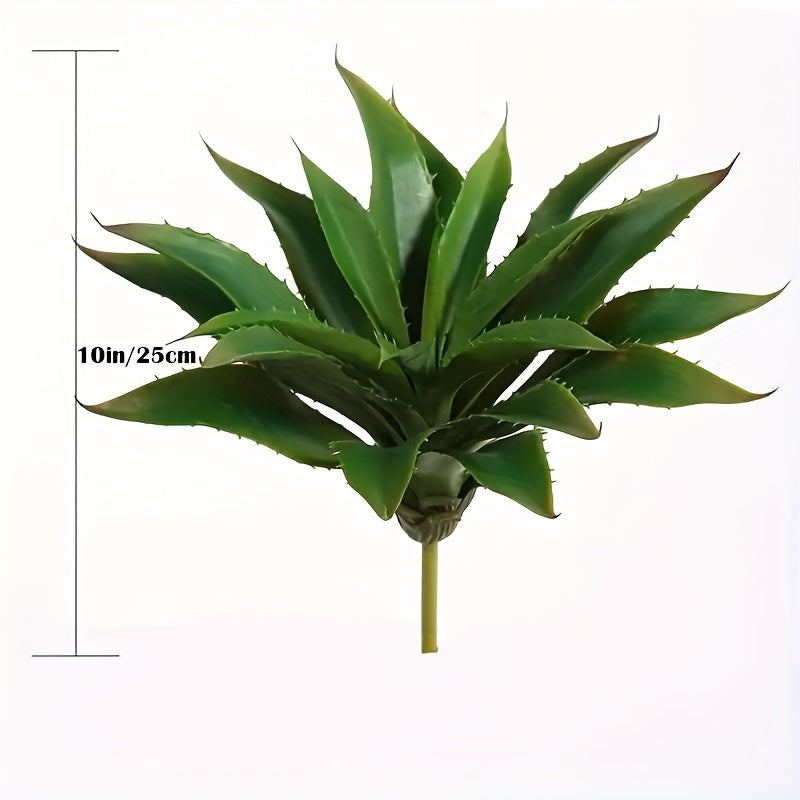 1pc, Large Artificial Succulents Aloe Plants, Real Touch Fake Flowers Unpotted For Home Wedding Festival Arrangement, Autumn Thanksgiving Winter Xmas Christmas Home Decor